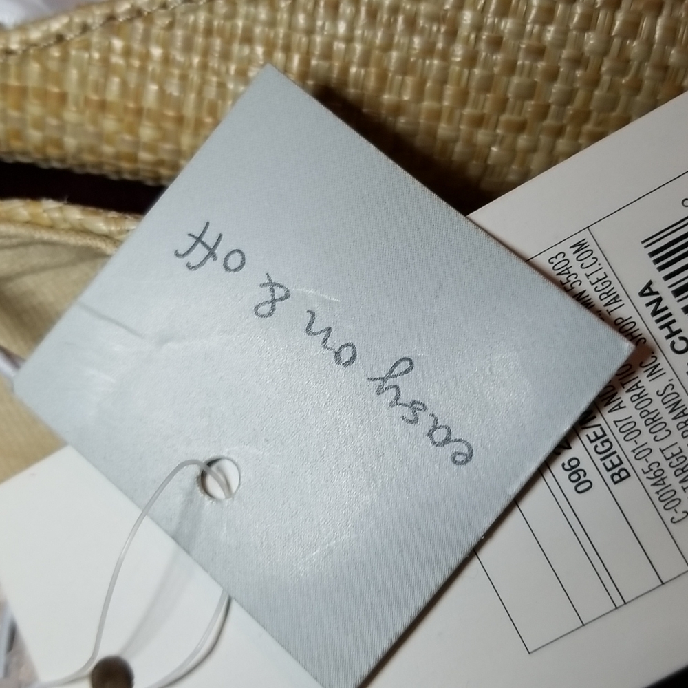 Nwt 8 classic wood heel faux tweed slide - Picture 7 of 10